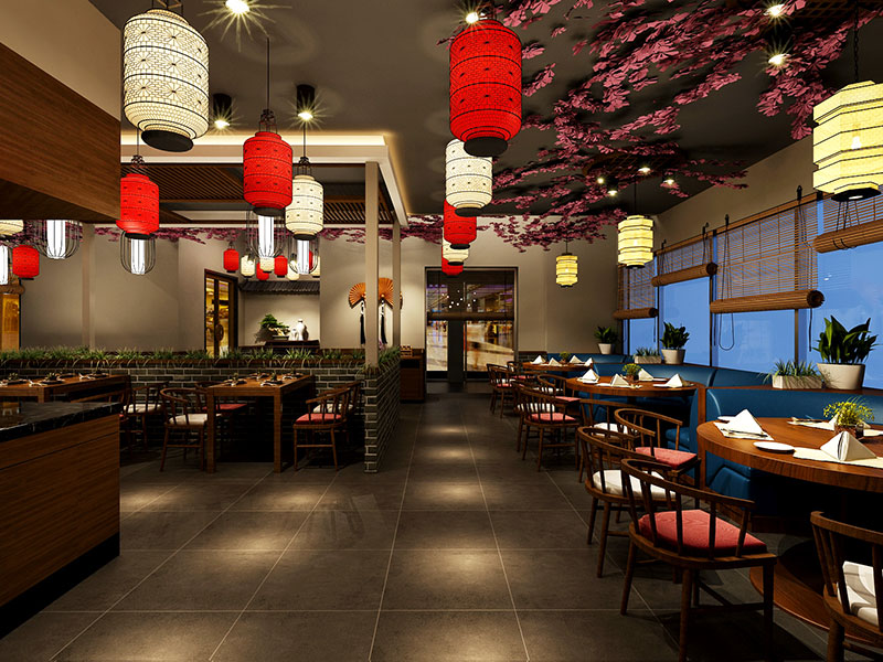杭州沙井中式餐飲店裝修設(shè)計(jì)案例